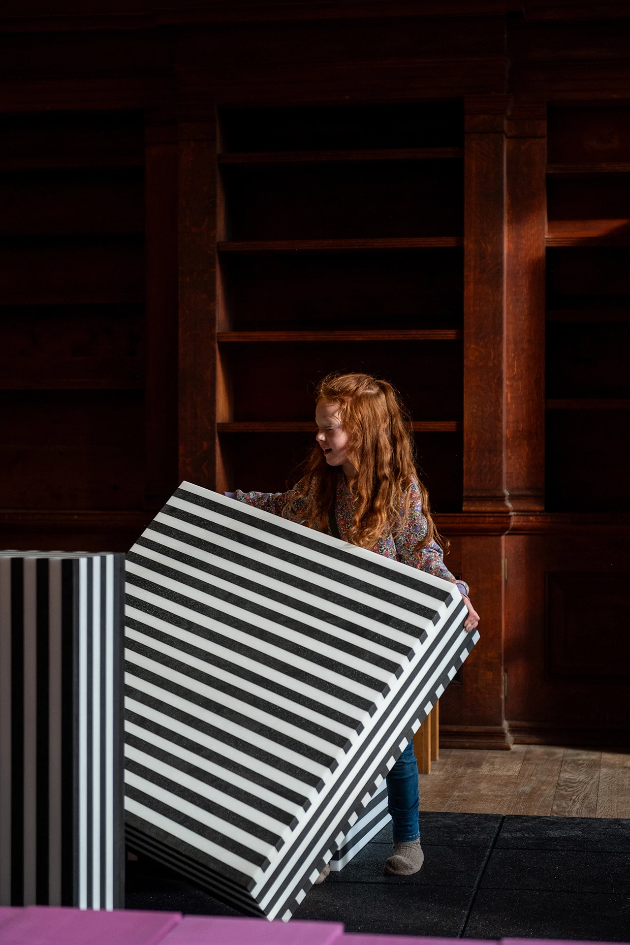 Children play on Playshapes